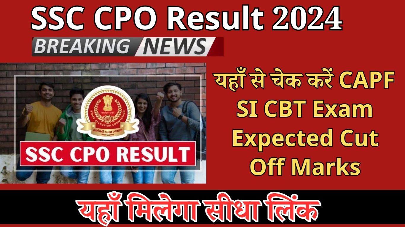 SSC CPO Result 2024