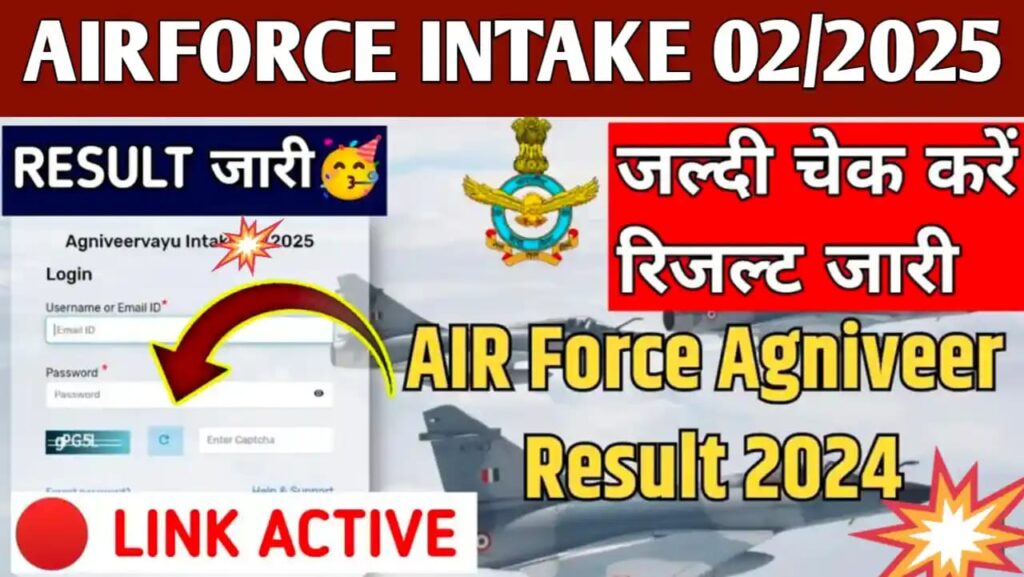 Airforce Agniveer Result 2024